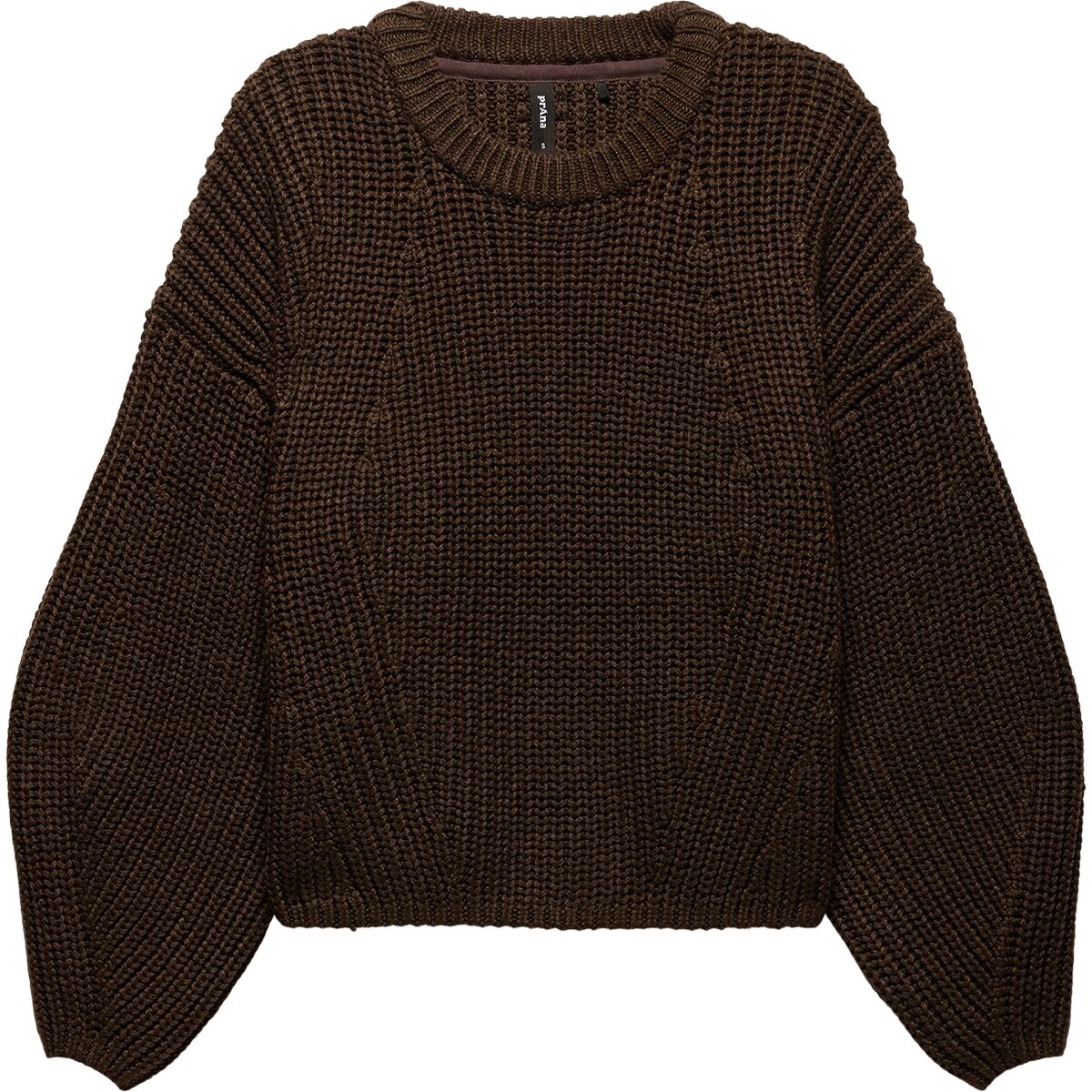 Женский свитер prAna Sunday River Crewneck, цвет: Кофейный — фото 5