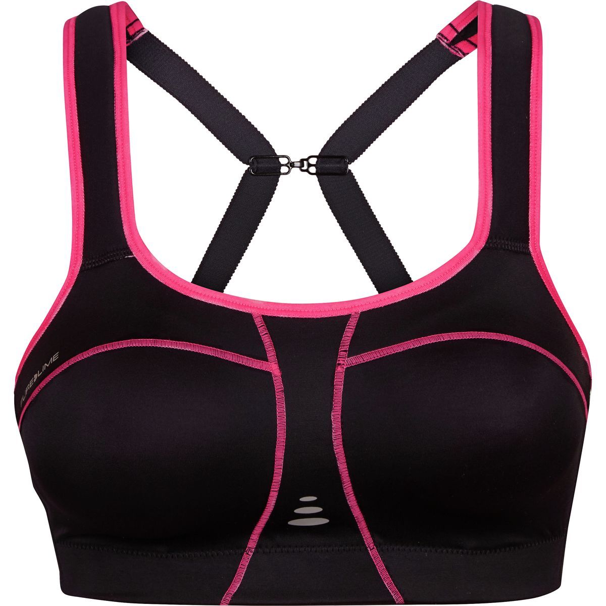 Pure Lime Padded Athletic Bra Women's Clothing