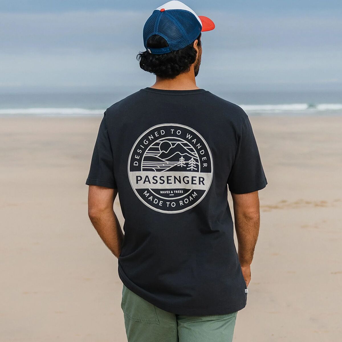 Passenger Odyssey Recycled Cotton T-Shirt - Men´s,Specials : American Fashion Style Bags On Sale