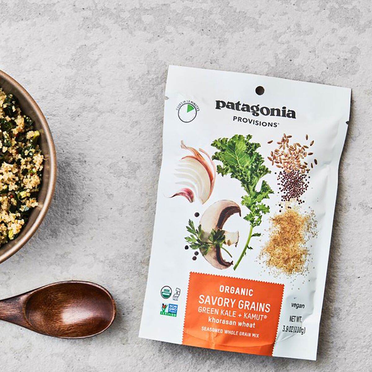 Patagonia Provisions Organic Green Kale Savory Grains Hike & Camp