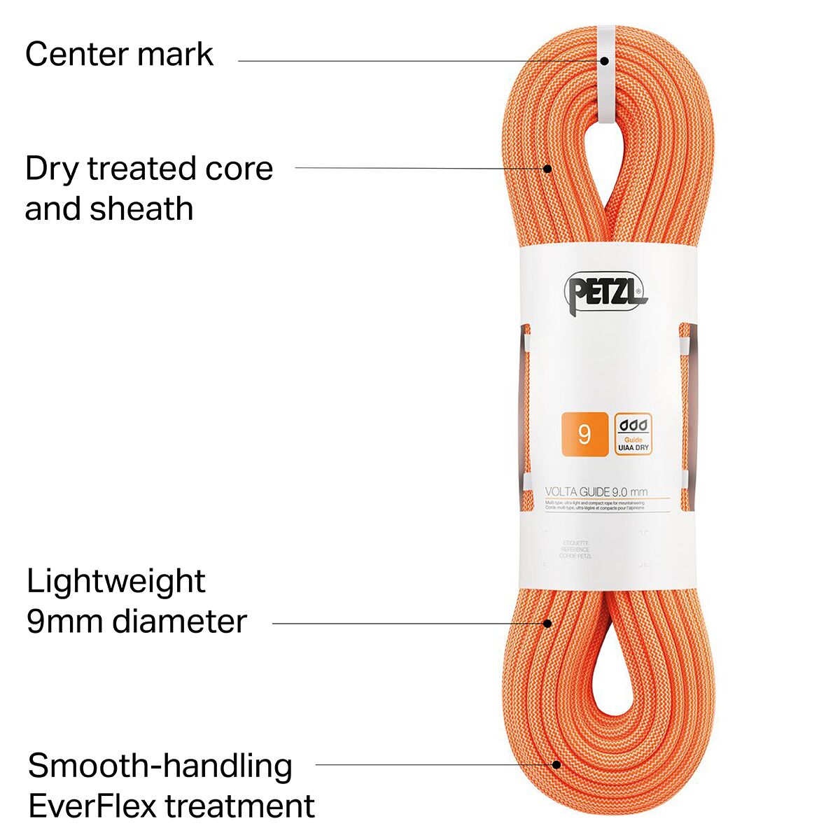 Petzl Volta Guide 9.0mm Rope