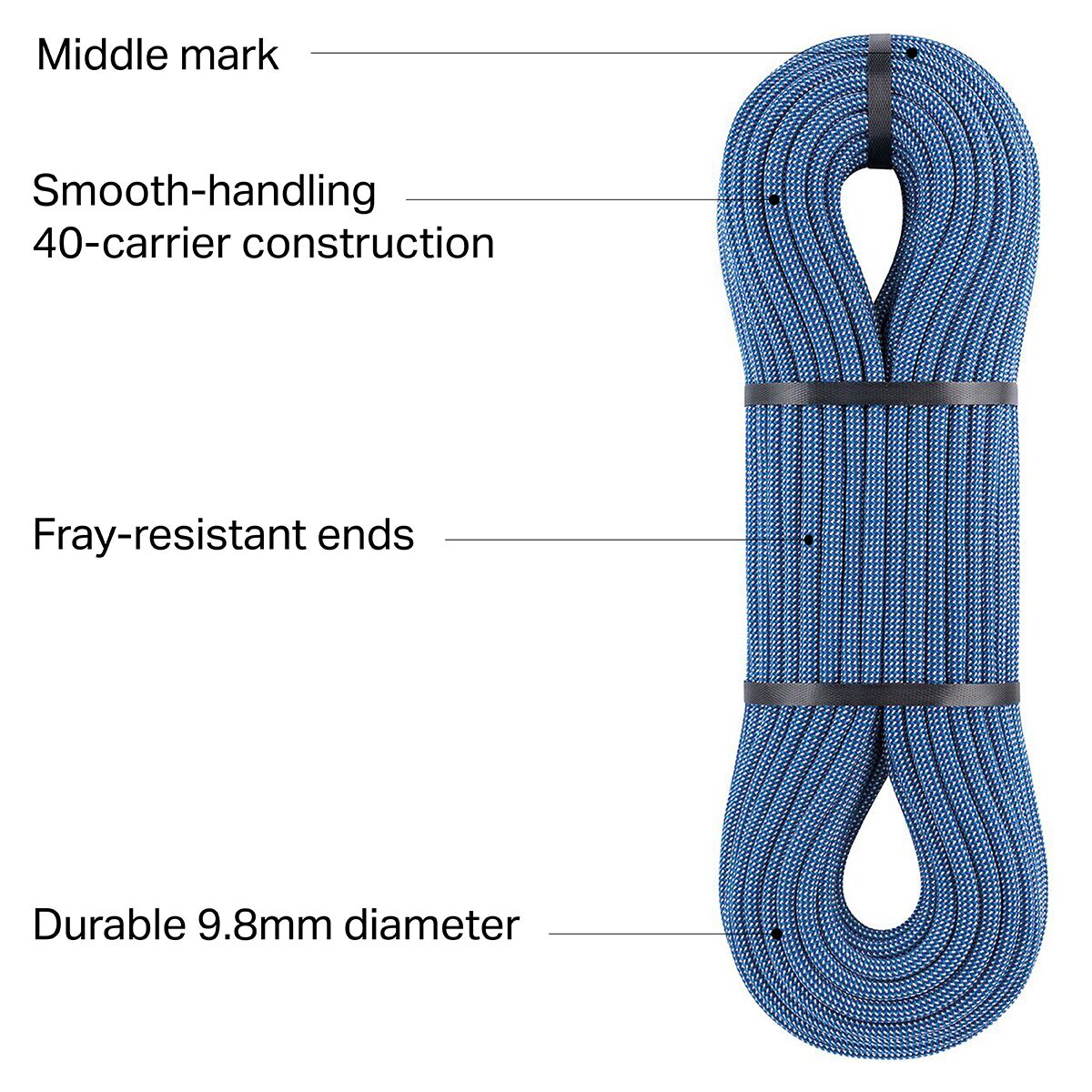 Petzl Contact Standard Climbing Rope - 9.8mm