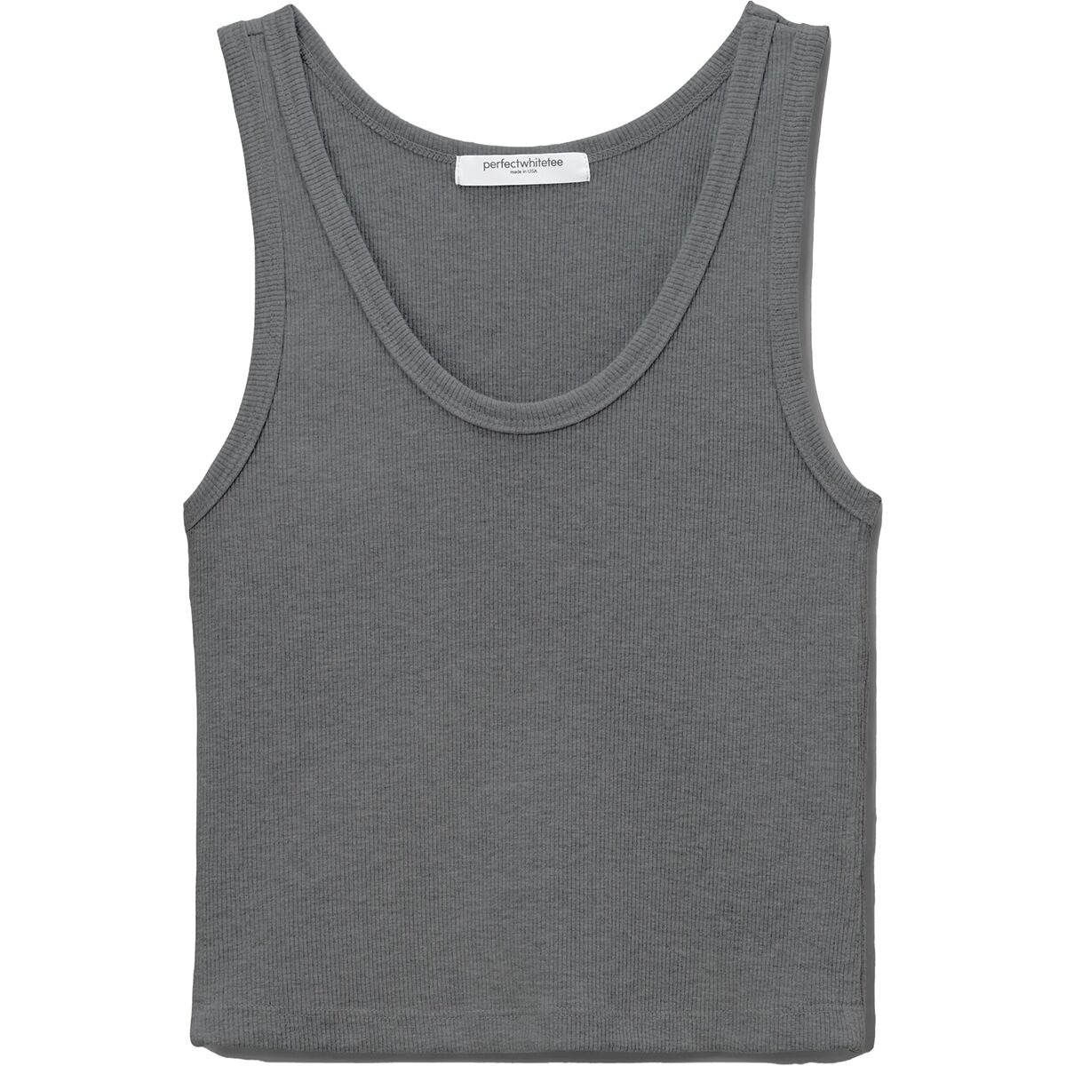 perfectwhitetee Hendrix Structured Rib Bra Friendly Tank Top - Women's ...