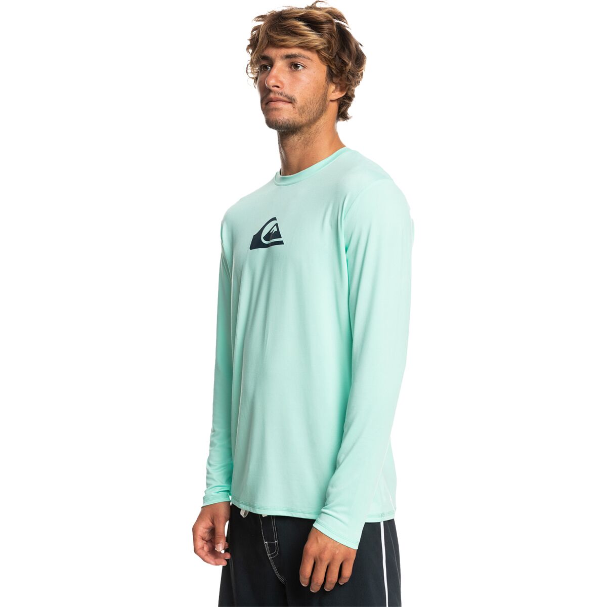 Quiksilver Solid Streak LongSleeve Rashguard Men's Clothing