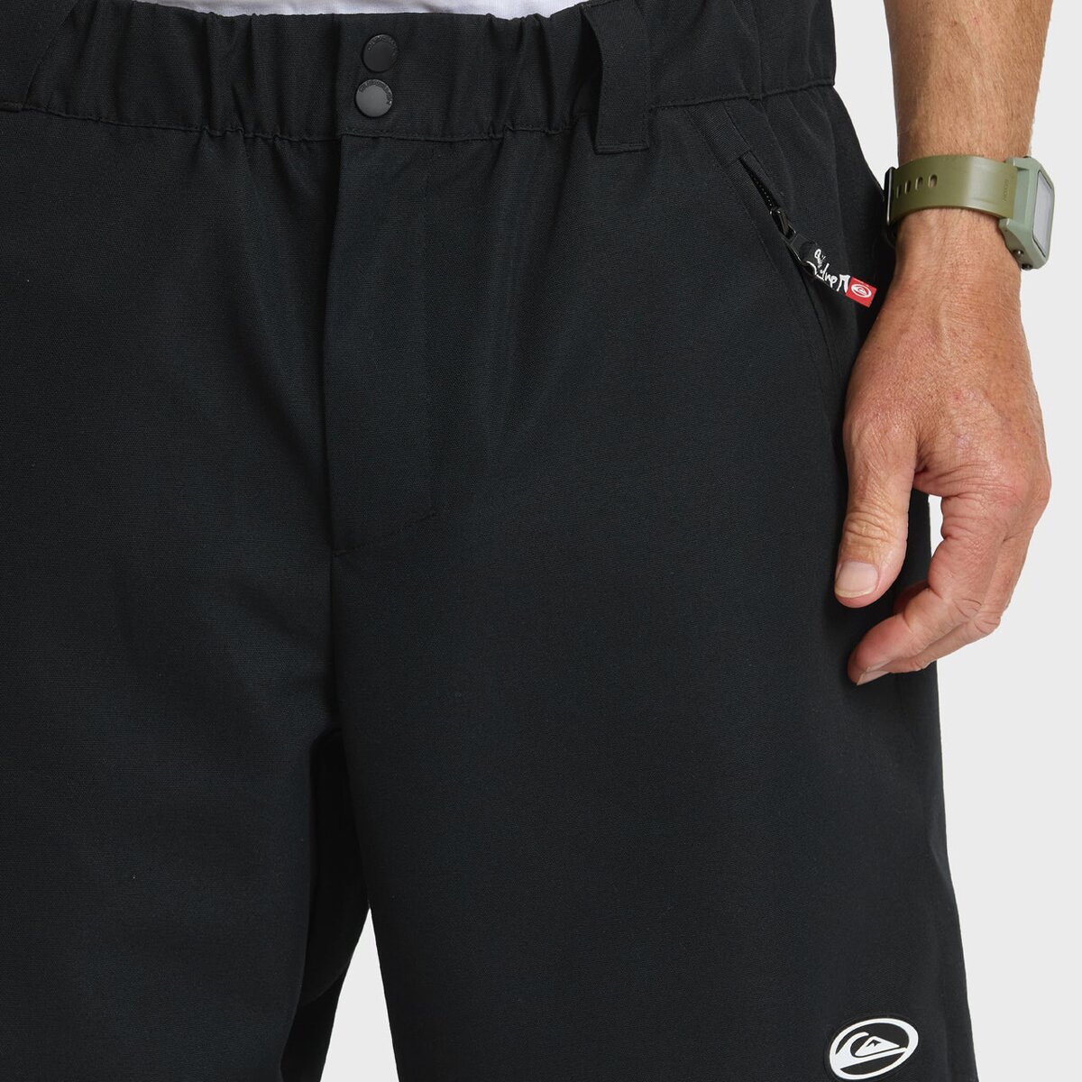 Мужские брюки Quiksilver Snow Down Cargo, цвет: Антрацитовый — фото 2