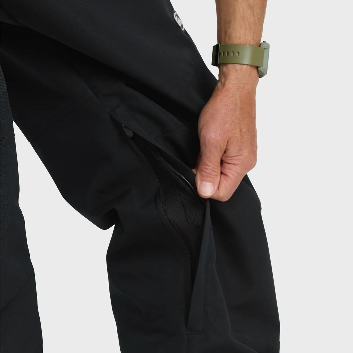 Мужские брюки Quiksilver Snow Down Cargo, цвет: Антрацитовый — фото 5