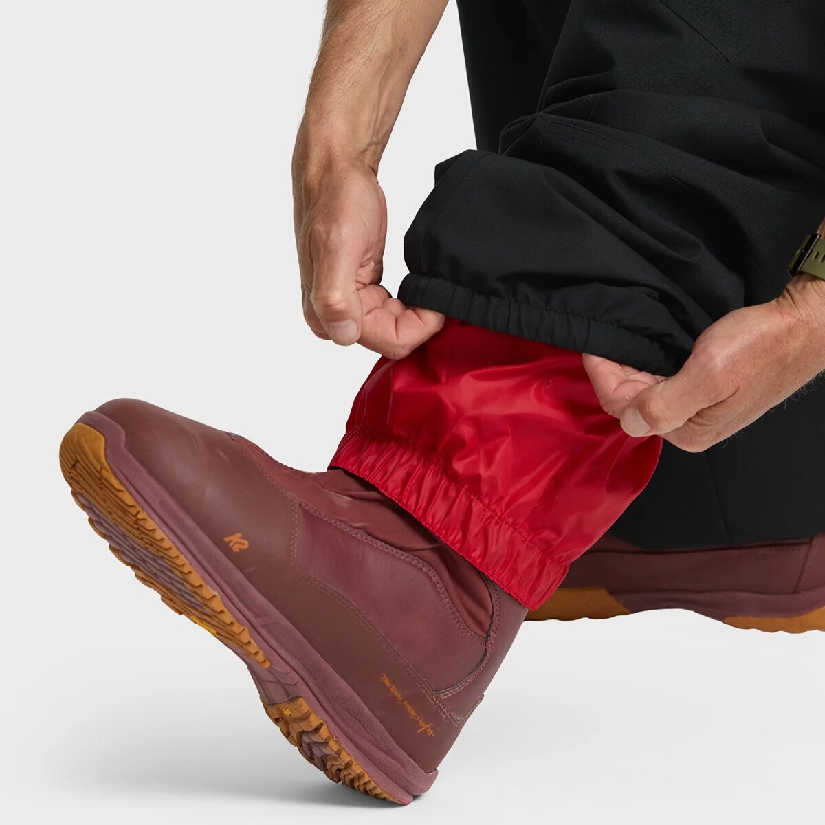 Мужские брюки Quiksilver Snow Down Cargo, цвет: Антрацитовый — фото 6