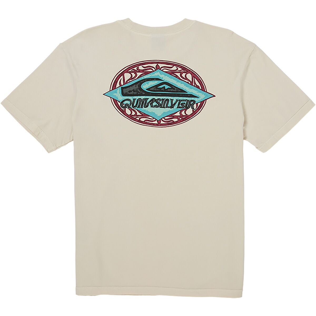 Мужская рубашка Quiksilver Foil Stamp PMT, цвет: Серебряный берёзовый — фото 1