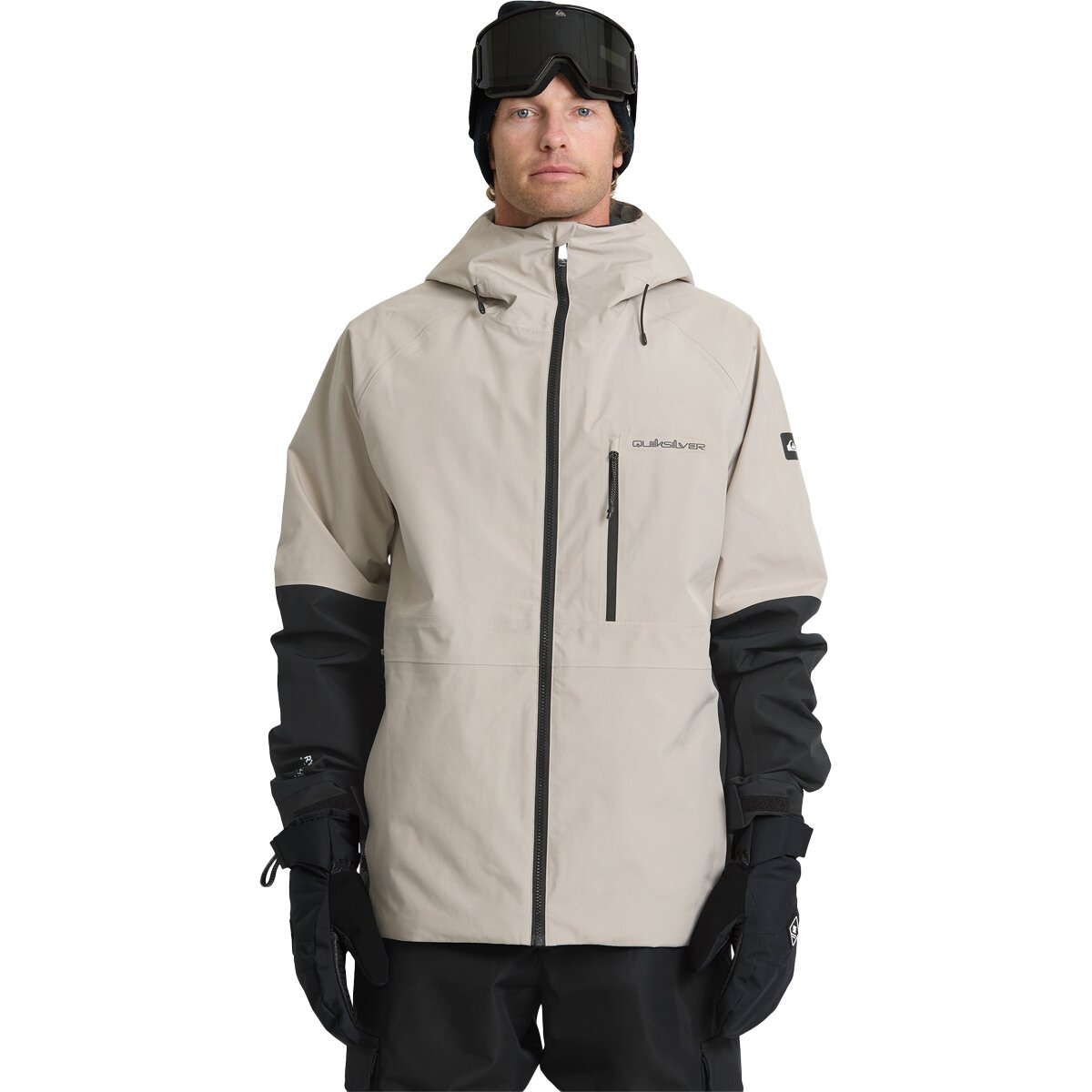 Мужская куртка Quiksilver Ultralight 20K, цвет: String