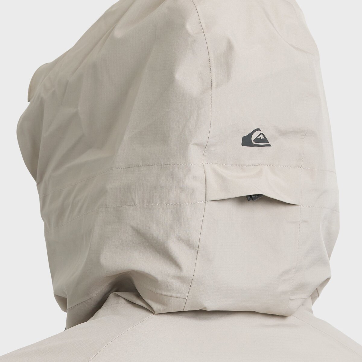 Мужская куртка Quiksilver Ultralight 20K, цвет: String — фото 3