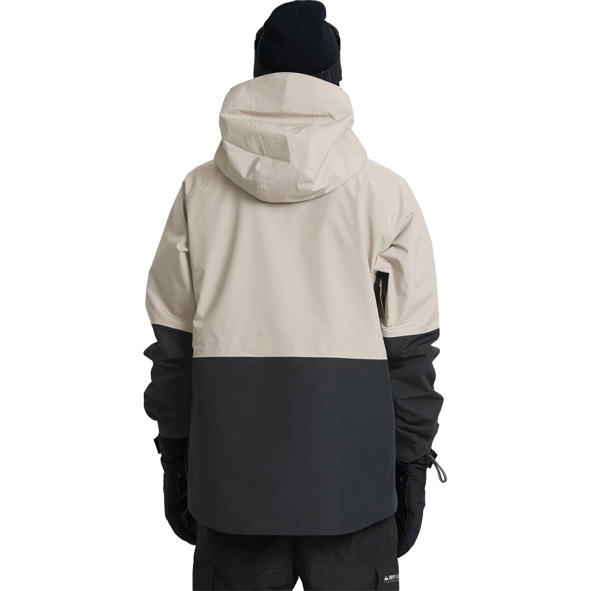 Мужская куртка Quiksilver Ultralight 20K, цвет: String — фото 4