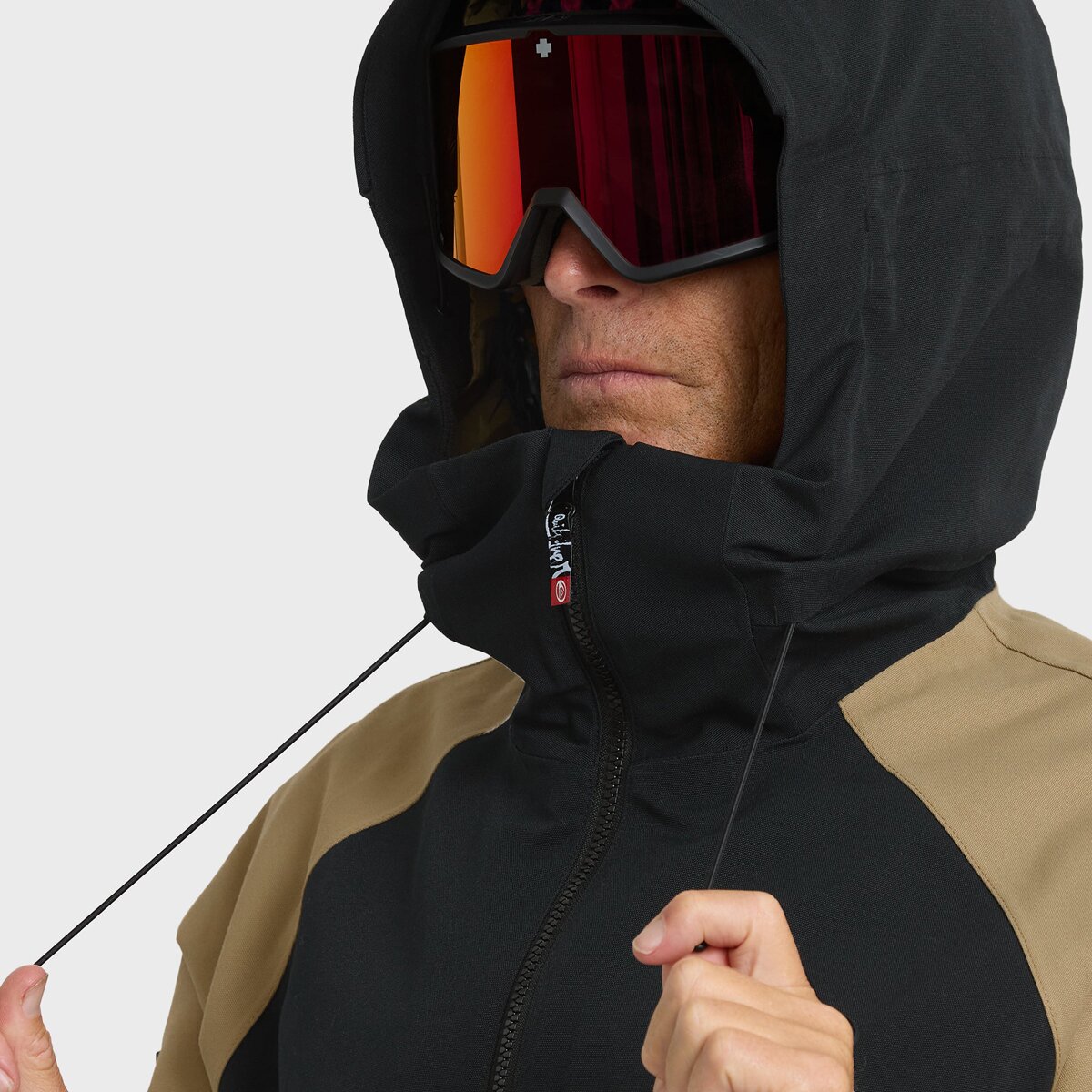 Мужская куртка Quiksilver YG Ragbath 20K, цвет: Антрацитовый — фото 11
