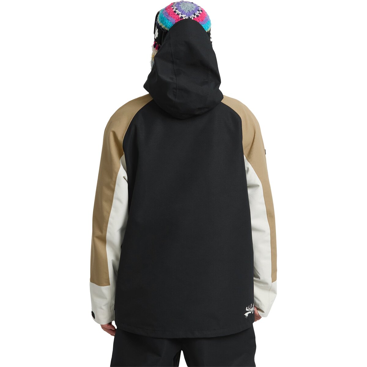 Мужская куртка Quiksilver YG Ragbath 20K, цвет: Антрацитовый — фото 4