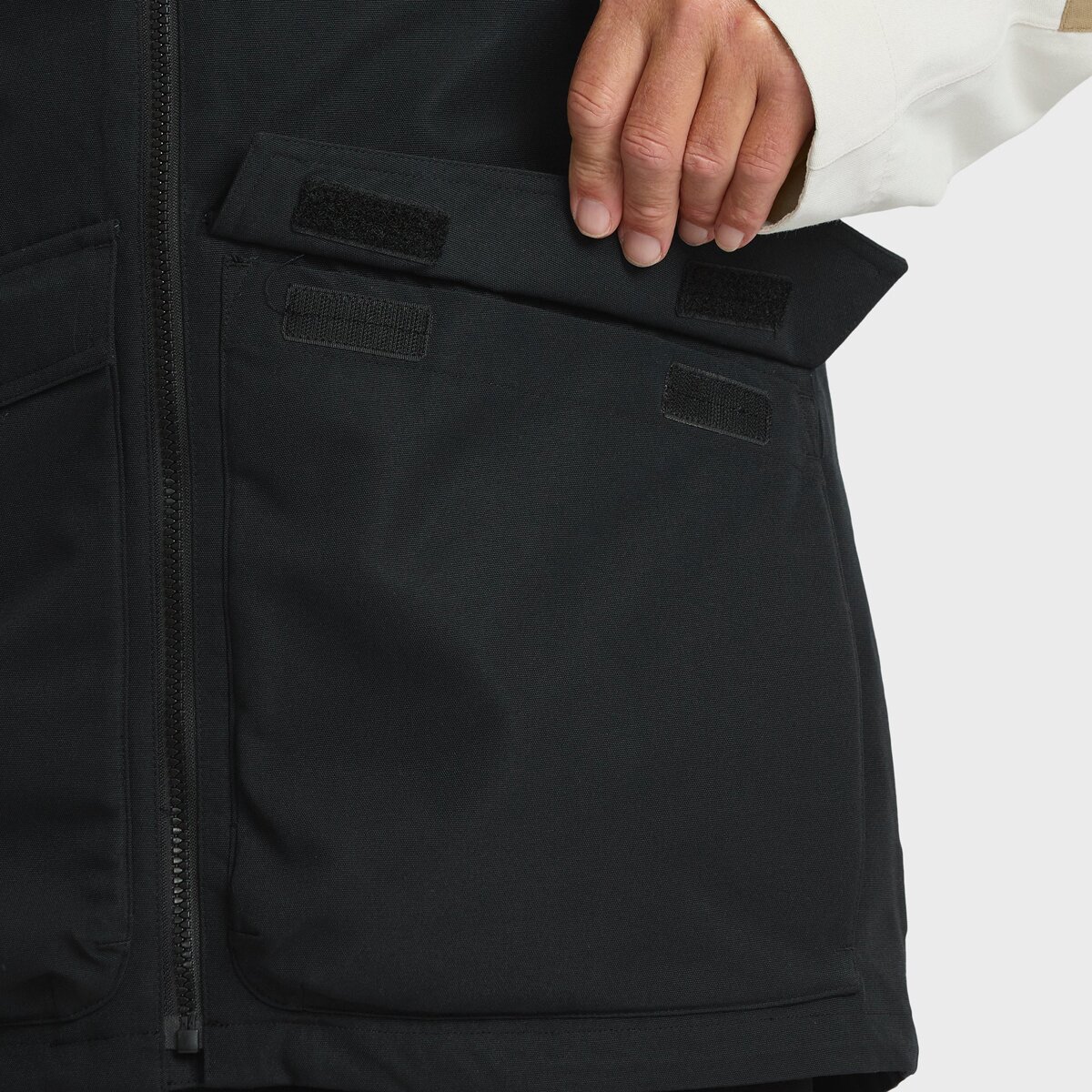 Мужская куртка Quiksilver YG Ragbath 20K, цвет: Антрацитовый — фото 10