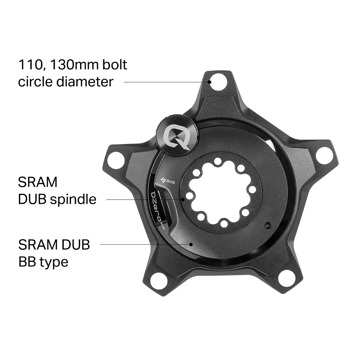 Quarq DZero DUB Power Meter Spider