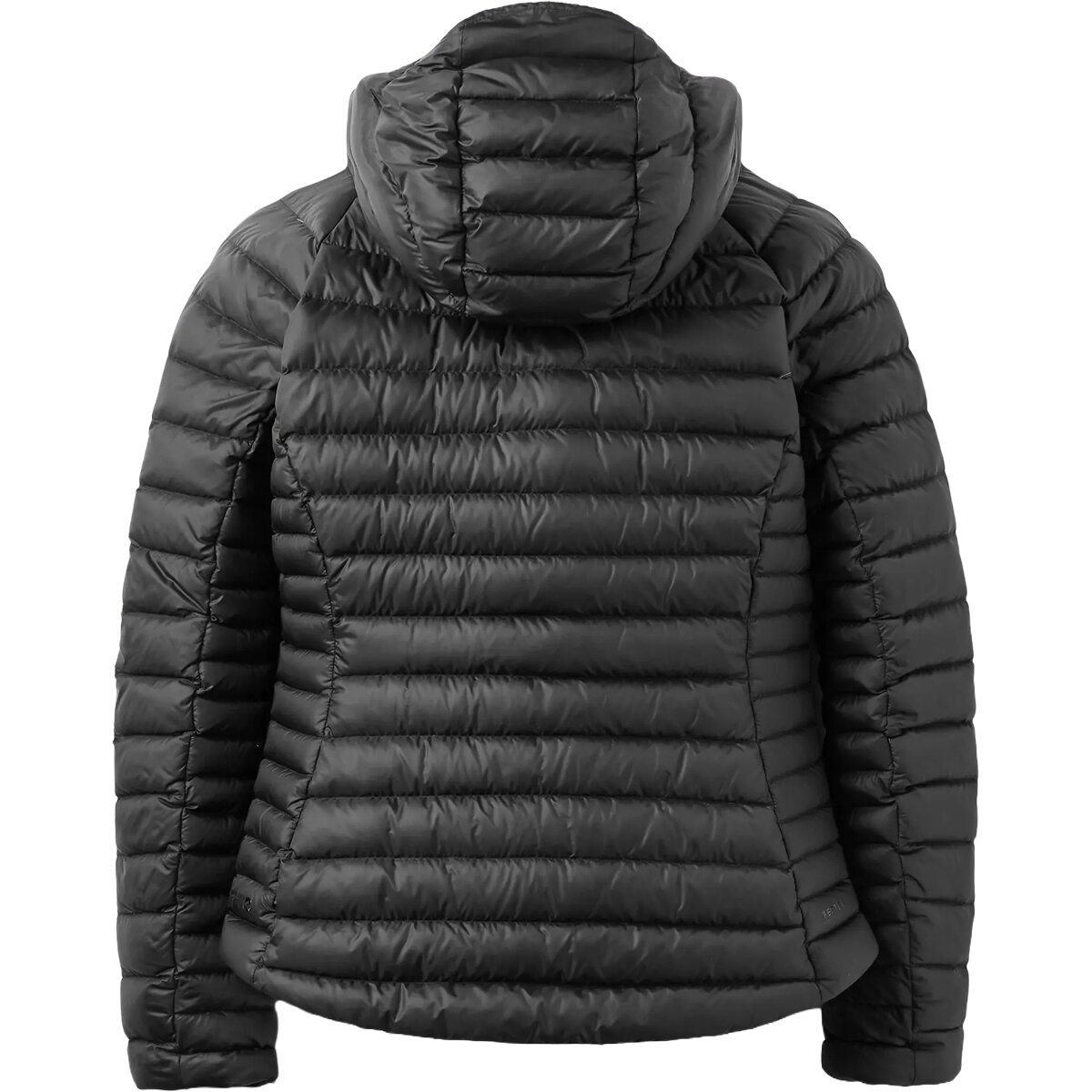 Женская куртка Rab Microlight Alpine Down Hooded, цвет: Чёрный — фото 2