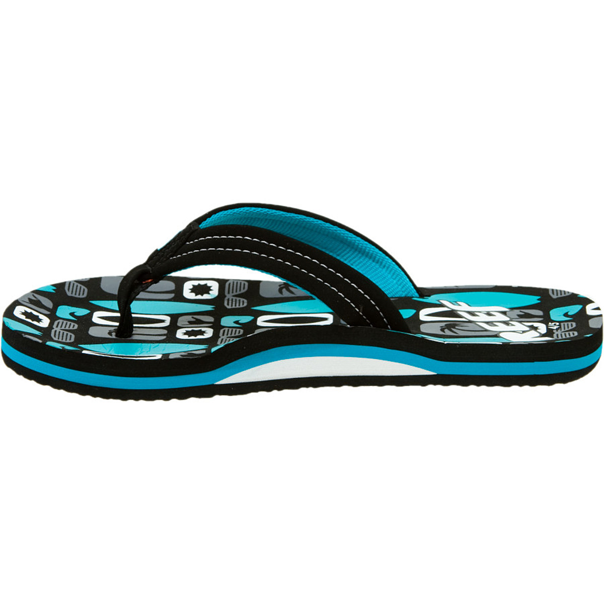 De Schoenen van mijn Zus | Reef CJ4137-51 Ahi Aquifer Palm Jongens teenslippers - De Schoenen van mijn Zus