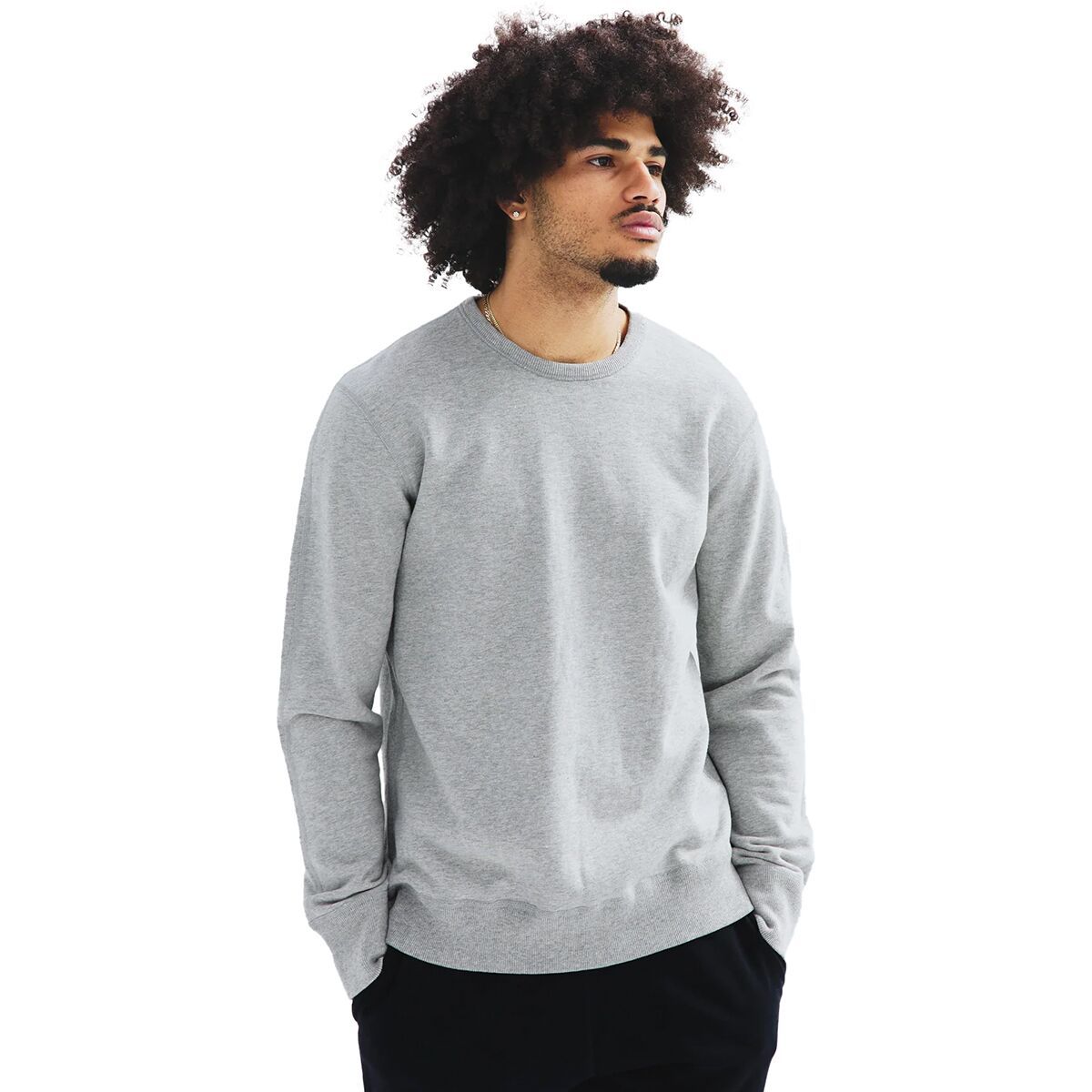 midweight crewneck sweatshirt