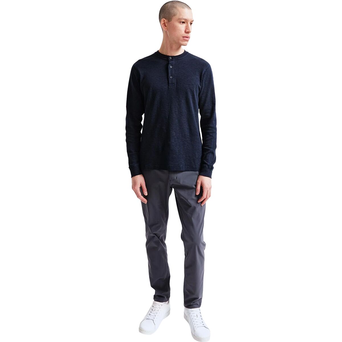 Reigning Champ Henley 1X1 Slub T-Shirt - Men´s