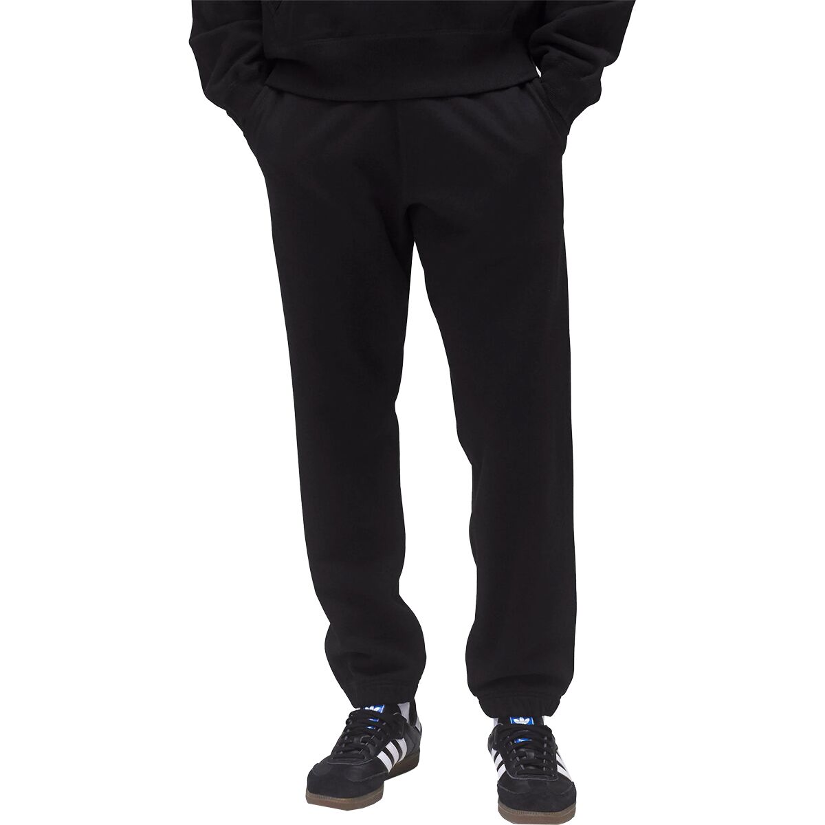 Мужские брюки Reigning Champ Midweight Terry Classic Cuffed Sweatpant, цвет: Чёрный