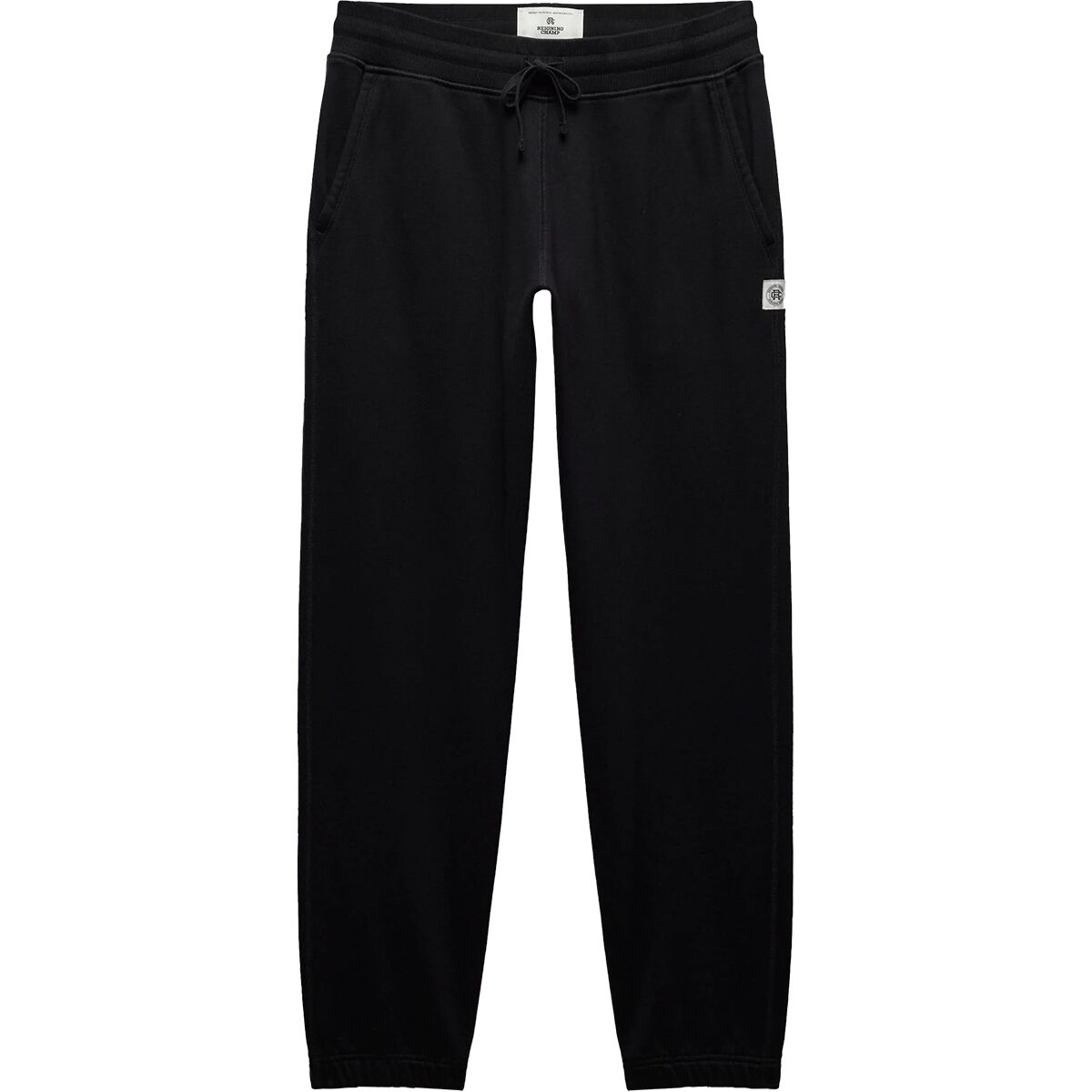 Мужские брюки Reigning Champ Midweight Terry Classic Cuffed Sweatpant, цвет: Чёрный — фото 5