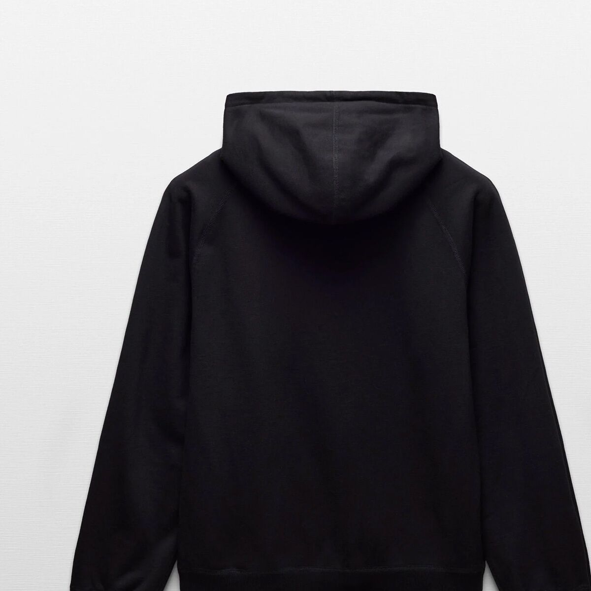 Мужское худи Reigning Champ Midweight Terry Classic Zip, цвет: Чёрный — фото 7