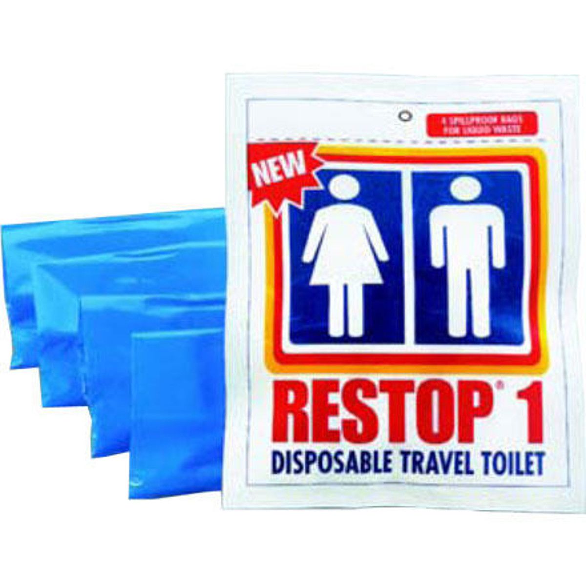 Restop 1 Disposable Urinal Bags 2 Pack Hike & Camp