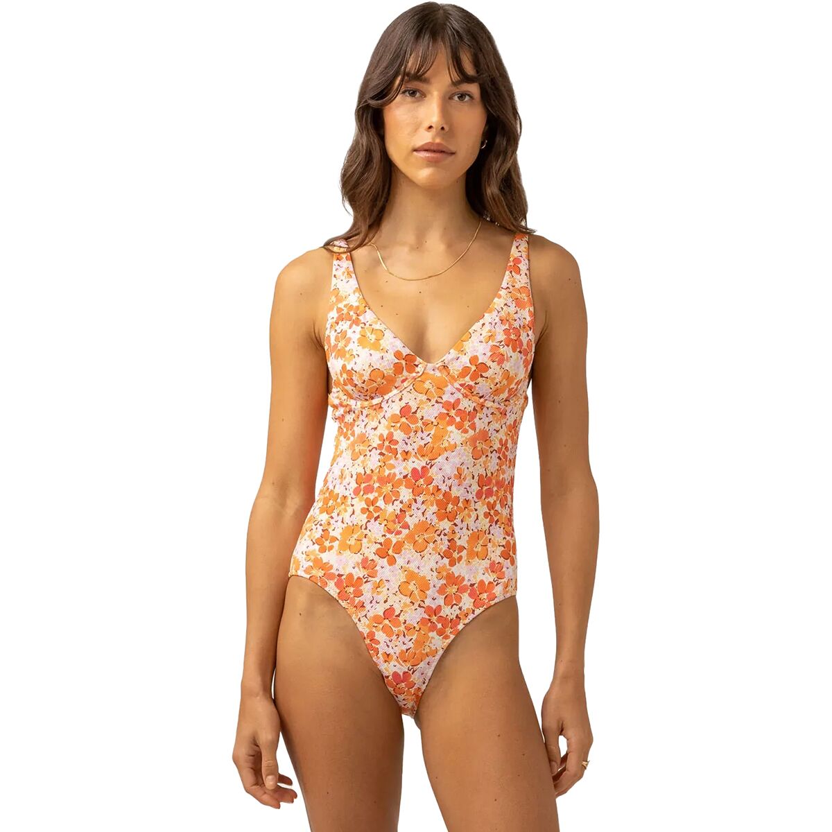Rhythm Rosa Floral Underwire One Piece Swimsuit -...