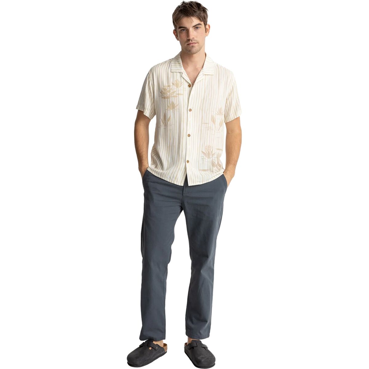 Rhythm Lily Stripe Cuban Short-Sleeve Shirt - Men´s