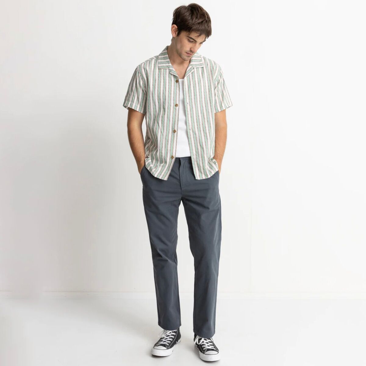 Rhythm Vacation Stripe Short-Sleeve Shirt - Men´s