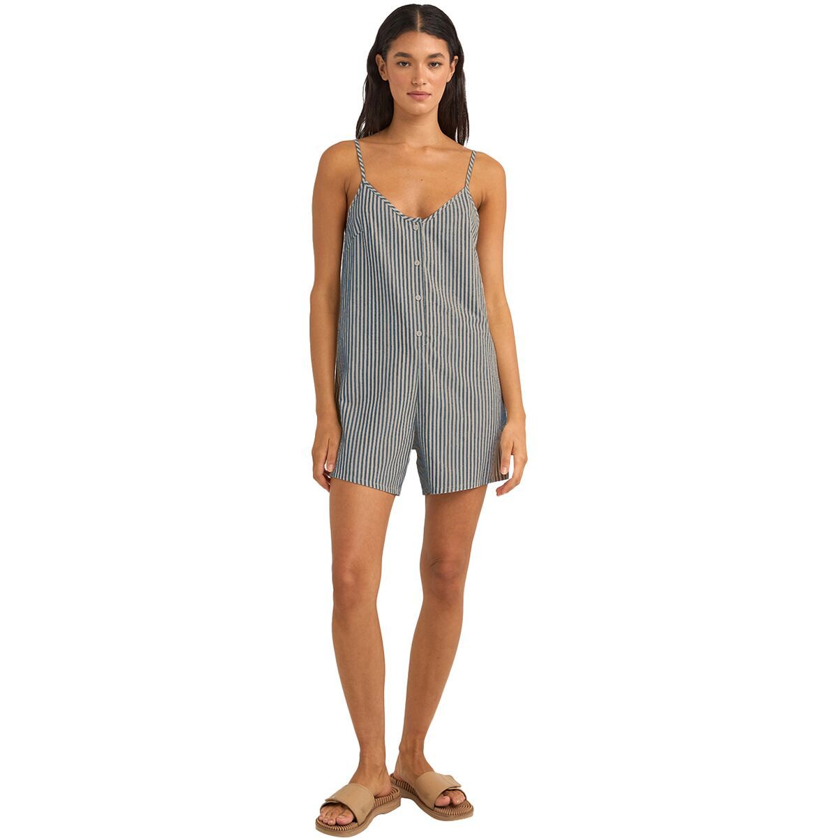 Rhythm Valley Stripe Adjustable Romper - Women´s