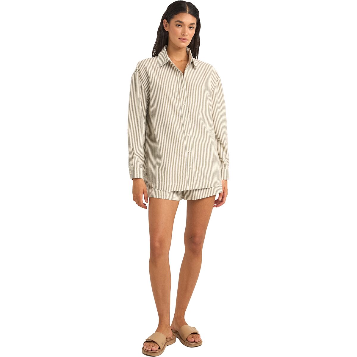Rhythm Valley Stripe Oversized Shirt - Women´s