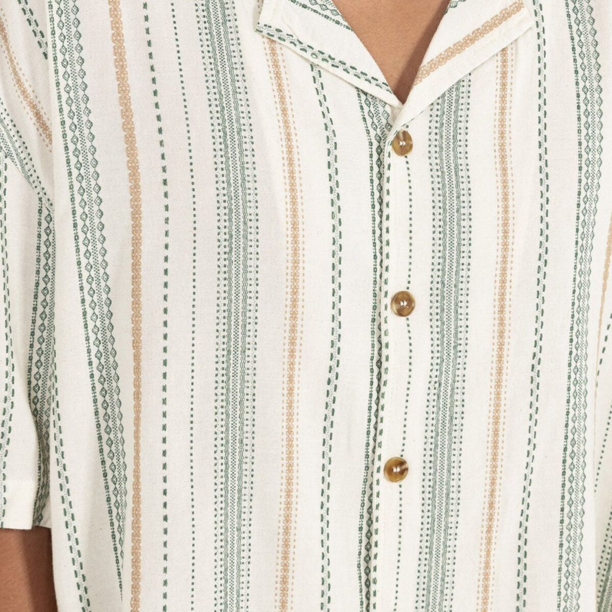Rhythm Relaxed Stripe Short-Sleeve Shirt - Men´s