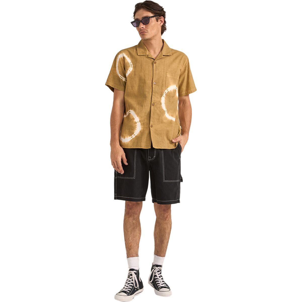Rhythm Tie Dye Short-Sleeve Shirt - Men´s