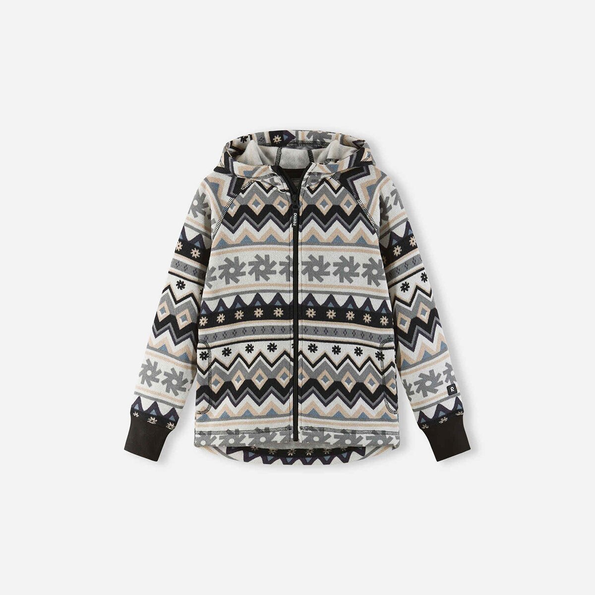 Детский свитер Reima Northern Fleece, цвет: Чёрный — фото 3