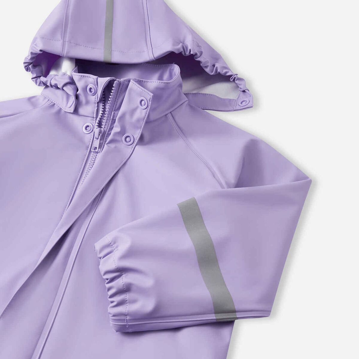 Детские куртки Reima Lampi Raincoat, цвет: Сиреневый — фото 2