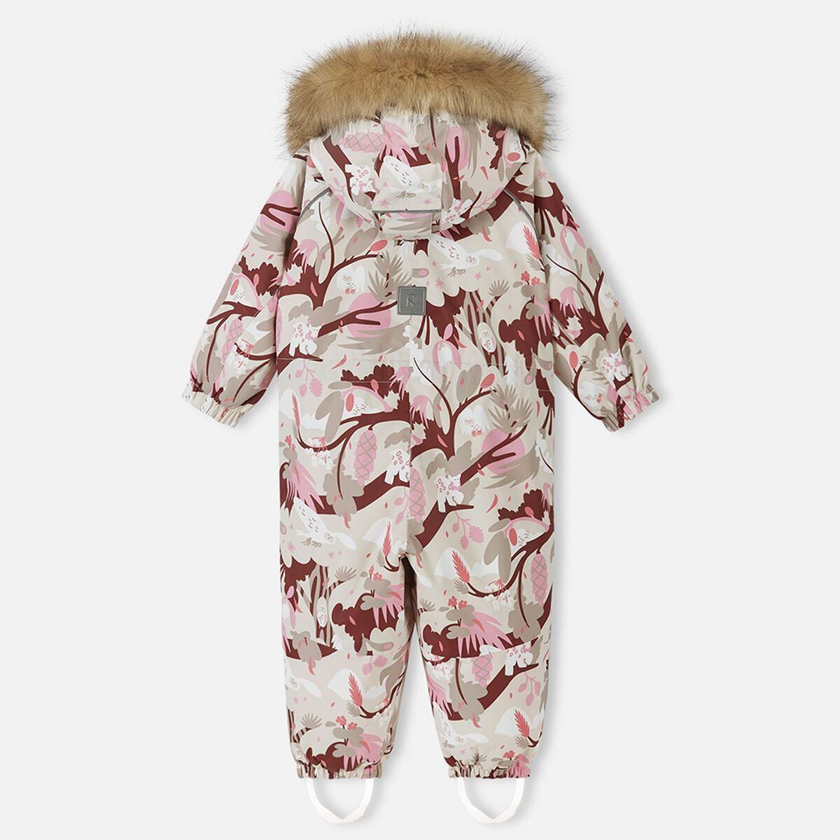 Детский комбинезон Reima Lappi Snow Suit - Toddlers', цвет: Берёзовый бежевый — фото 5
