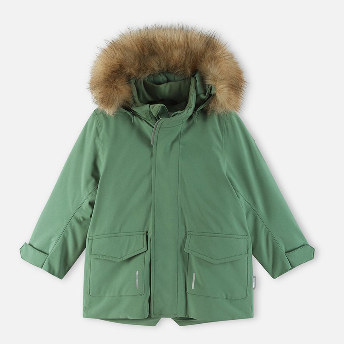 Детская куртка Reima Mutka Jacket - Toddlers', цвет: Зелёный глиняный — фото 6