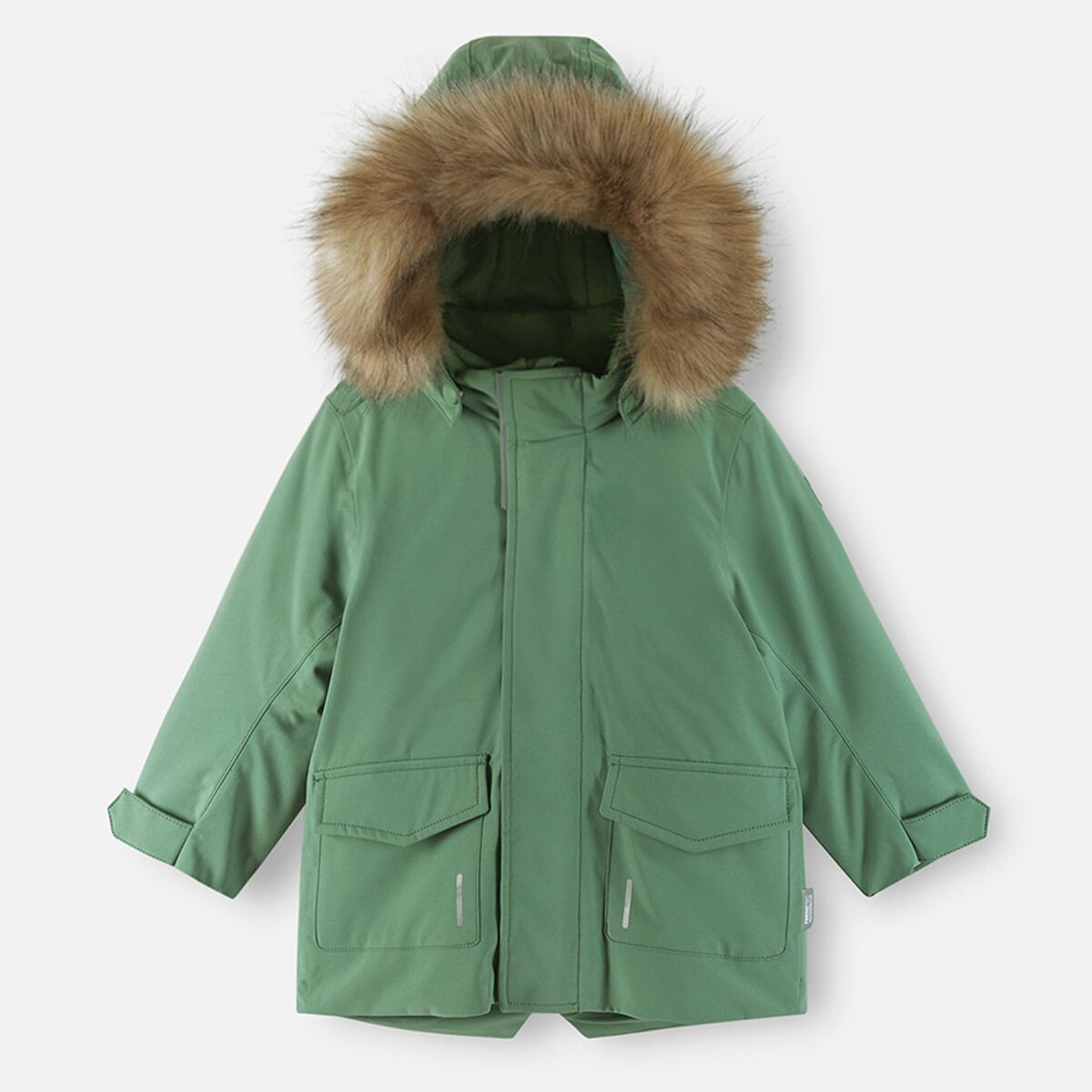 Детская куртка Reima Mutka Jacket - Toddlers', цвет: Зелёный глиняный — фото 8
