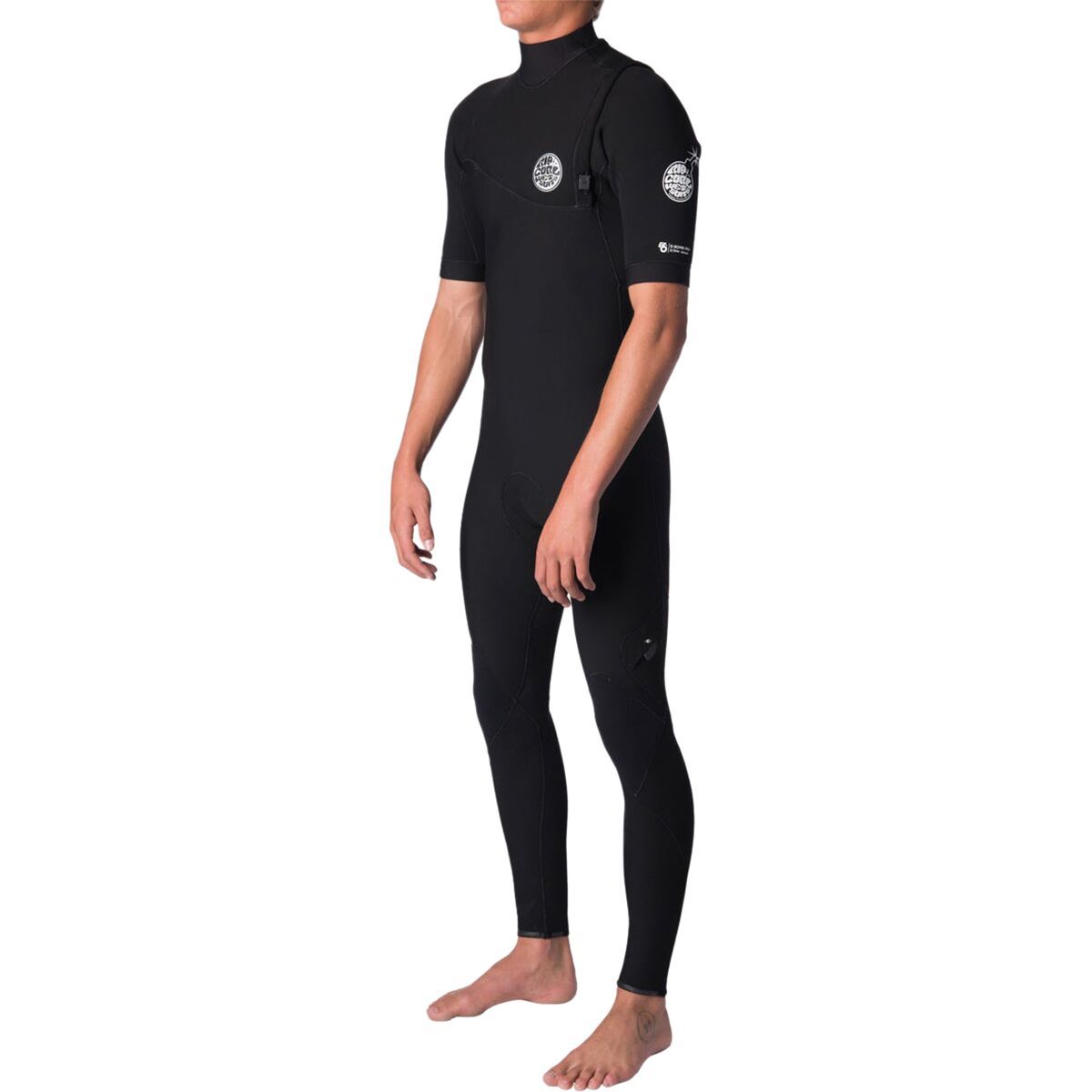 Rip Curl EBomb 2/2 Zip Free ShortSleeve Wetsuit Men's Clothing