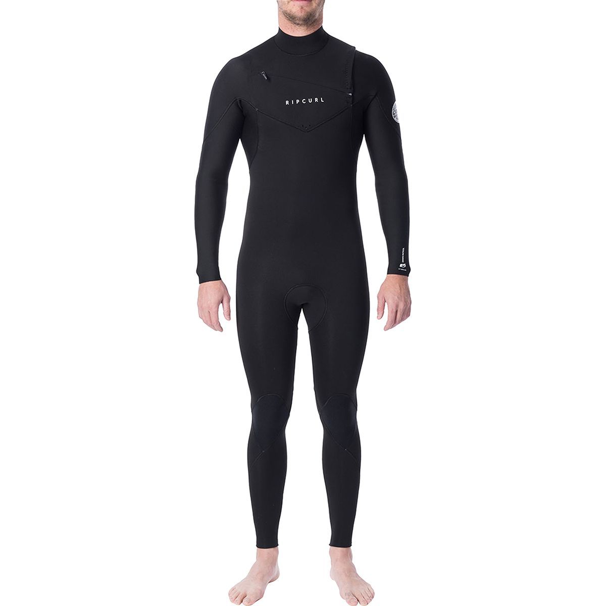 Rip Curl Dawn Patrol 4/3 ChestZip Full Wetsuit Men's Clothing
