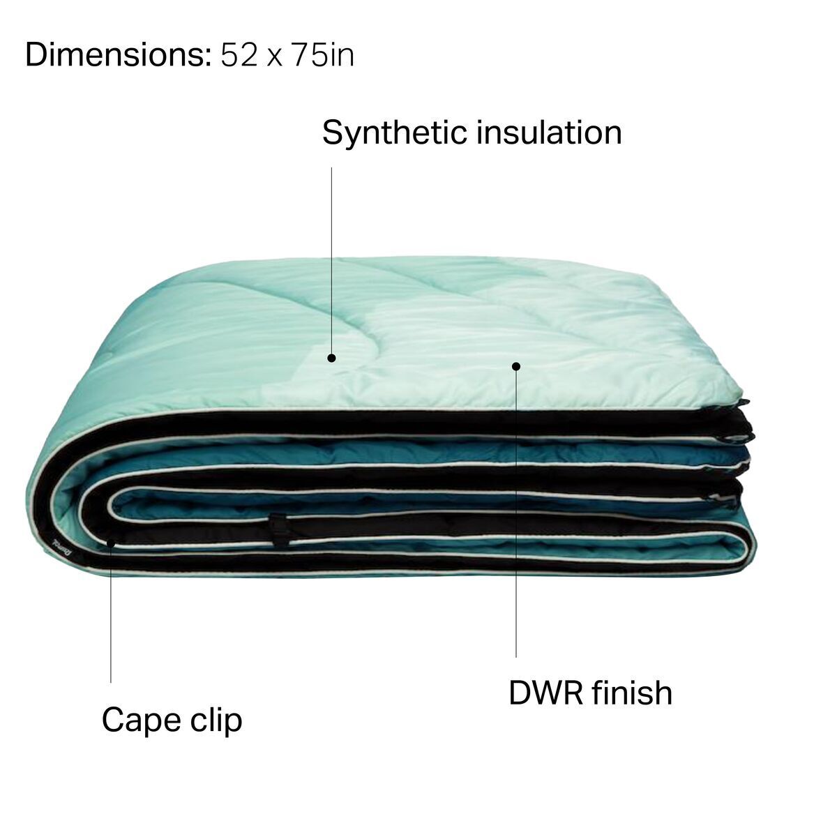 Rumpl Original Puffy Cascade Fade Green Accessories