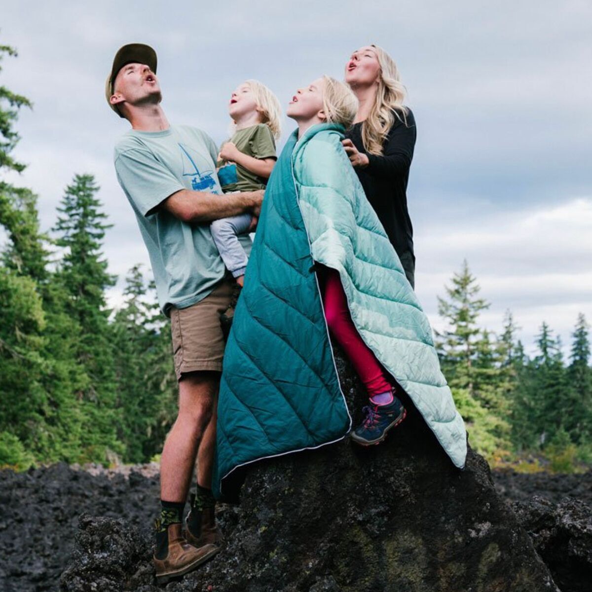 Rumpl Original Puffy Cascade Fade Green Accessories