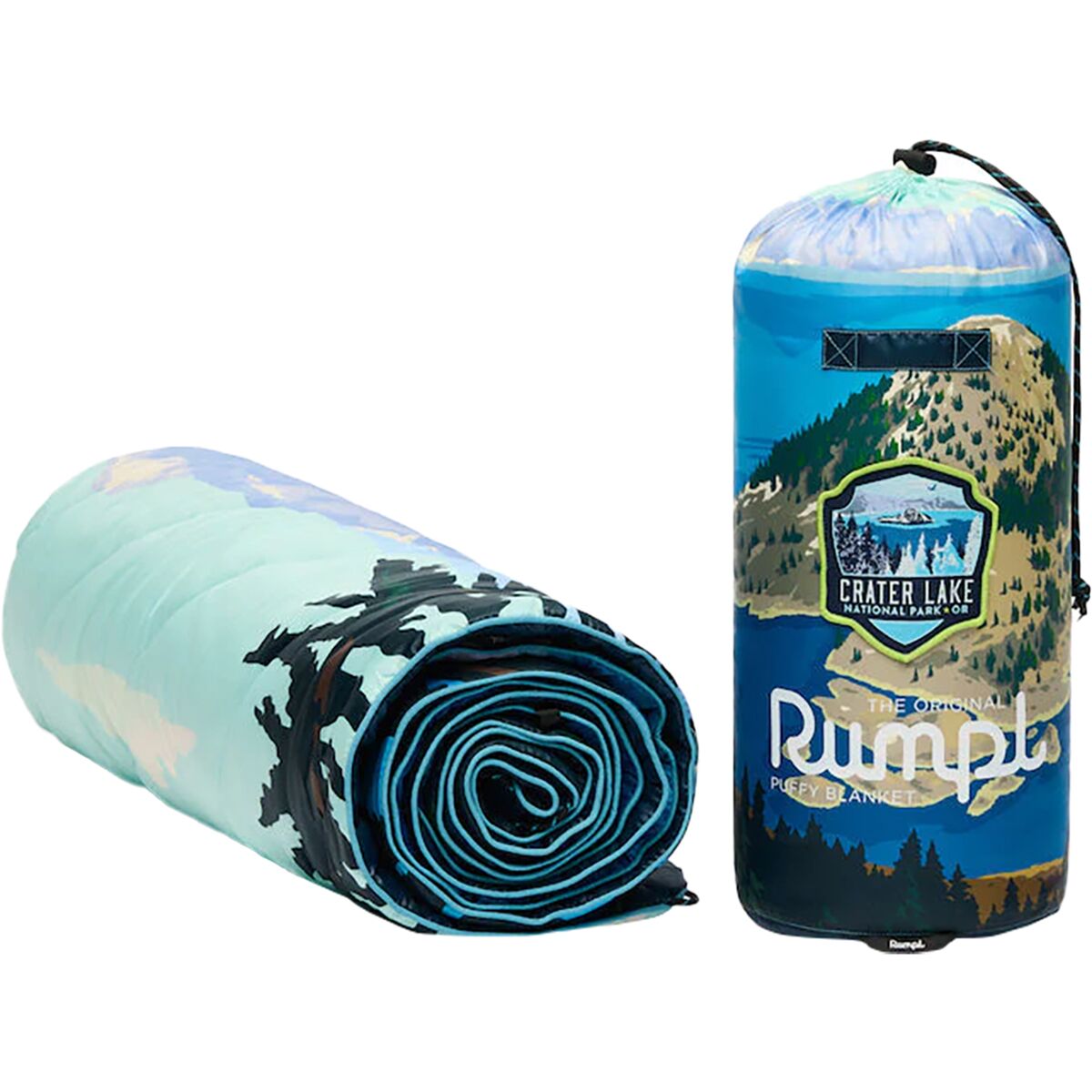 Rumpl Original Puffy 1Person Blanket National Park/Crater Lake