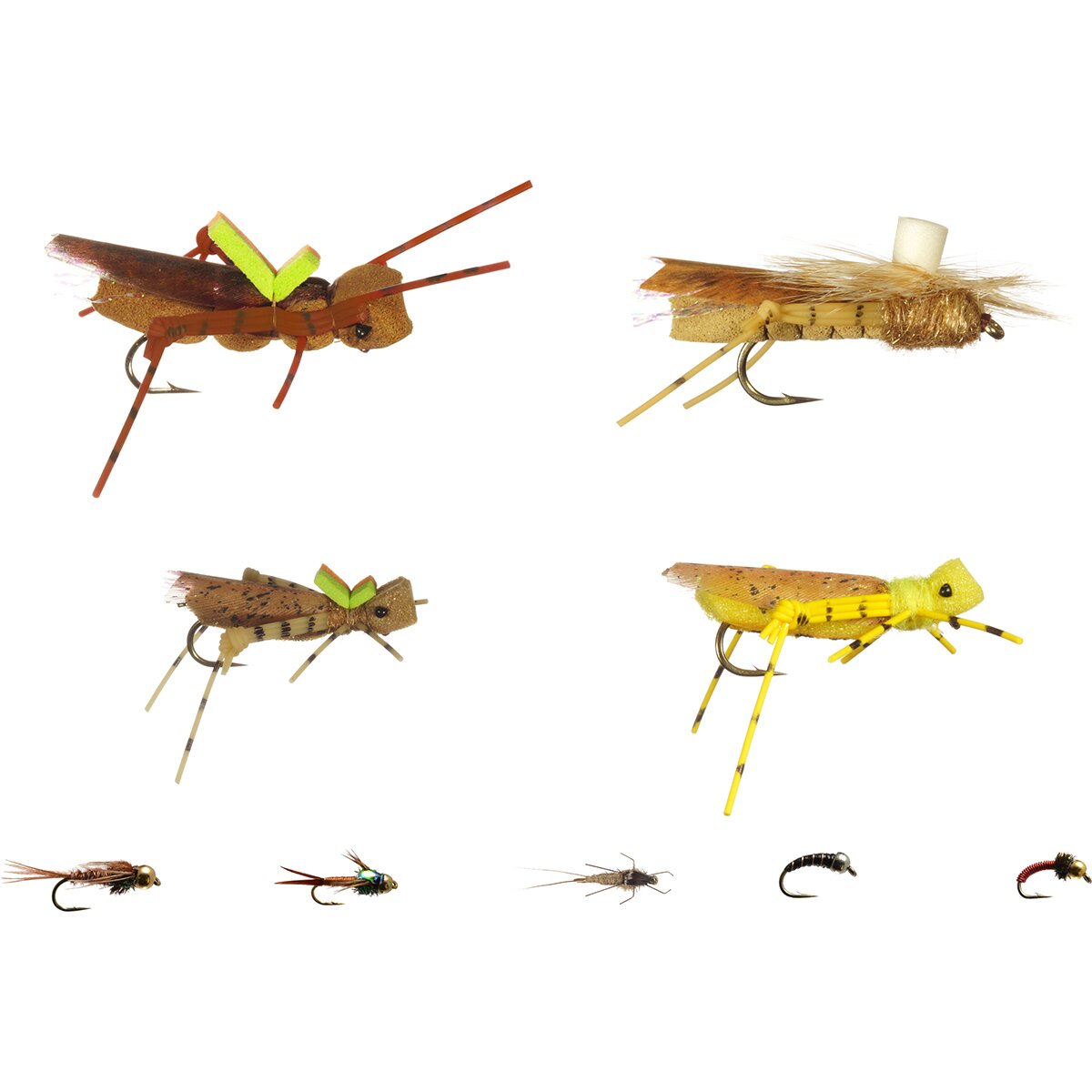 Снаряжение Rainy's Flies Favorite Hopper/Dropper Fly Assortment - 9-Pack, цвет: One Color