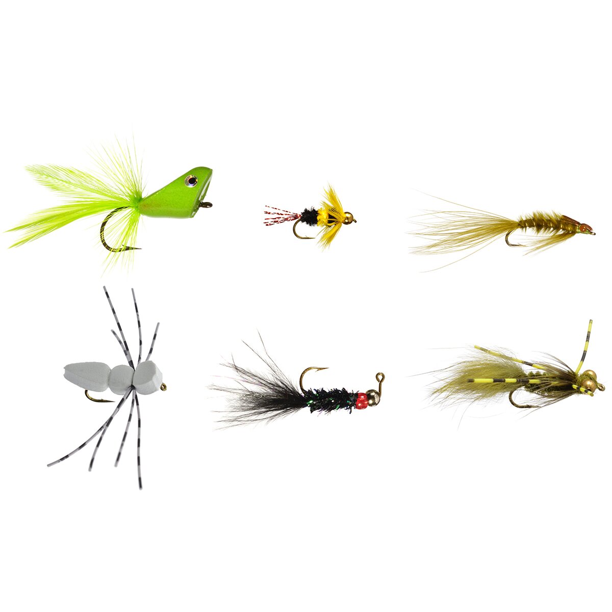 Снаряжение Rainy's Flies Panfish Assortment - 6-Pack, цвет: One Color