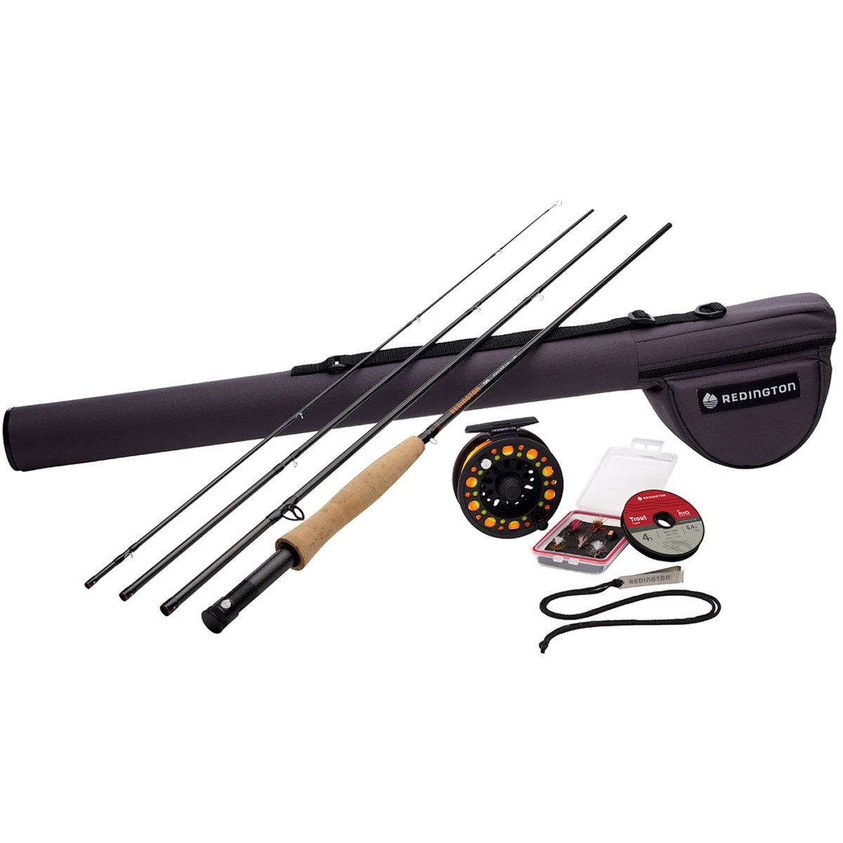 Redington Topo 4Piece Rod and Reel Combo Fishing