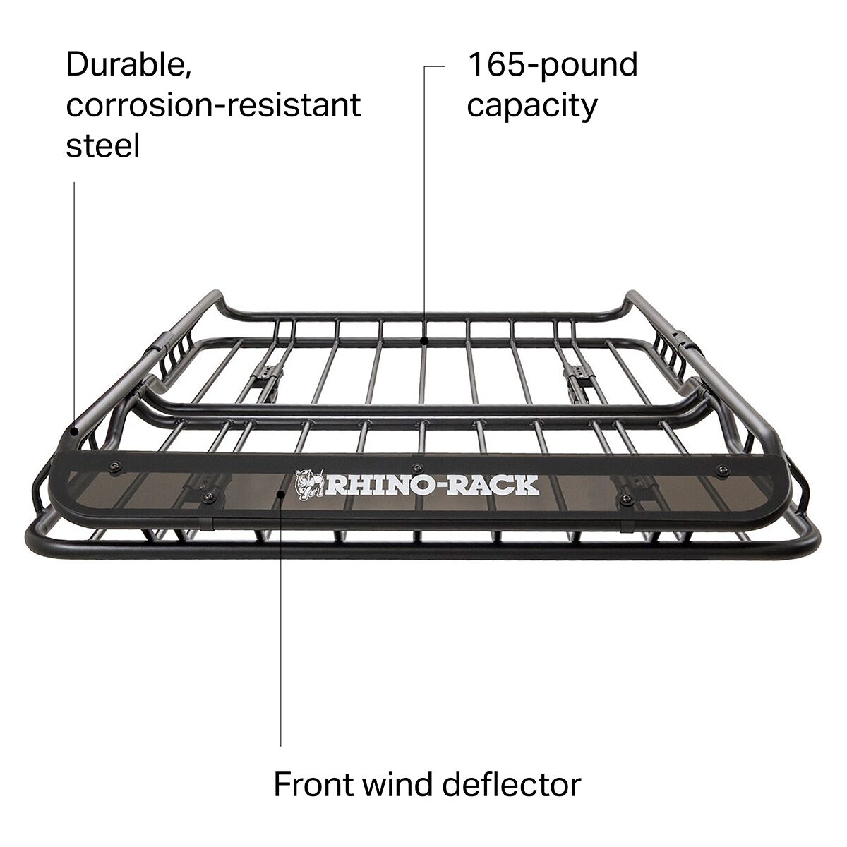 RhinoRack XTray Large Roof Mount Cargo Basket Ski