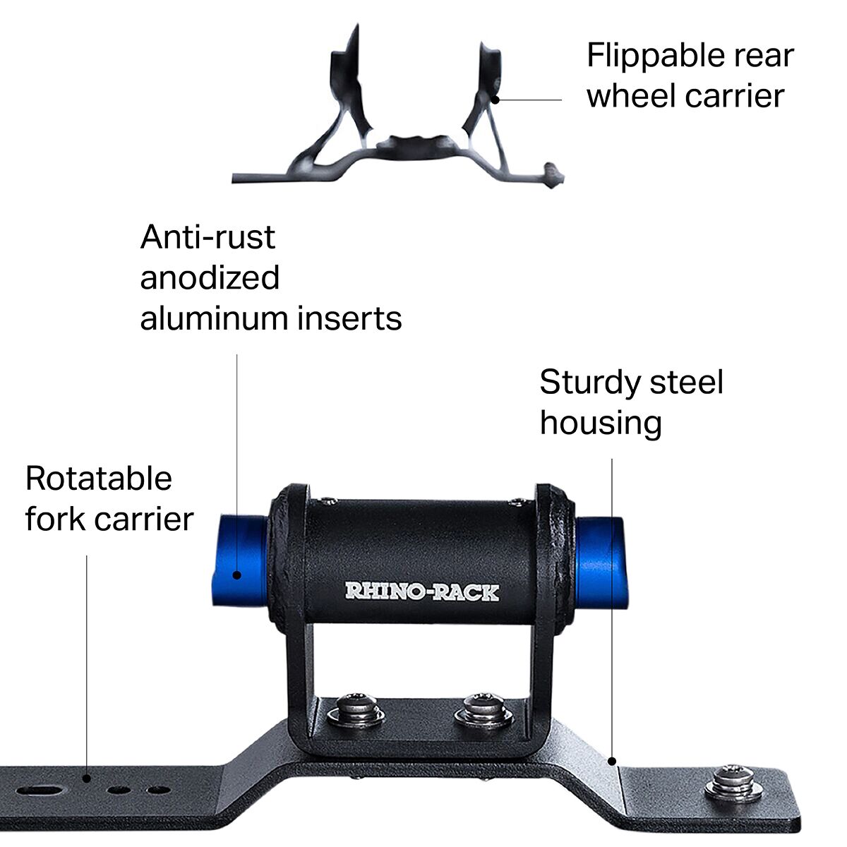 Rhino-Rack Pioneer Thru Axle Bike Carrier