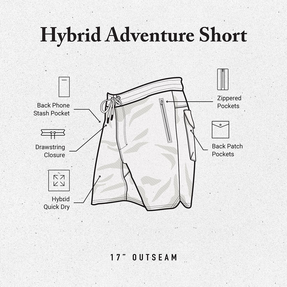 Roark Layover Trail Short - Men´s